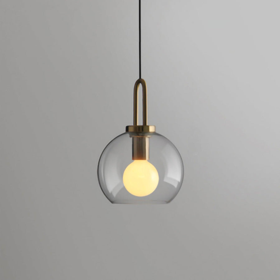 Rivon | Metal Finish Glass Pendant Light for Adjustable Modern Illumination 4