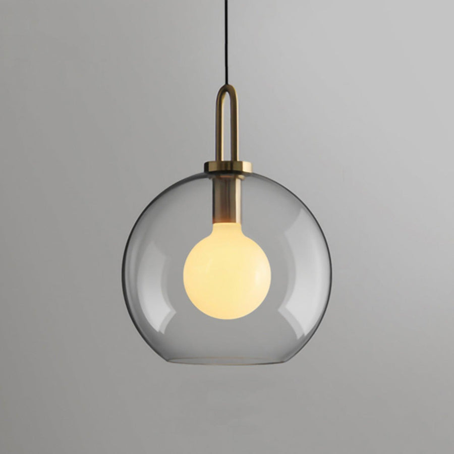 Rivon | Metal Finish Glass Pendant Light for Adjustable Modern Illumination 8