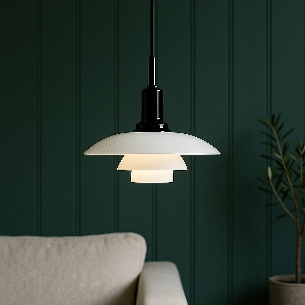 ScandiGlow | Modern Elegant Glass Pendant Light for Kitchen 5