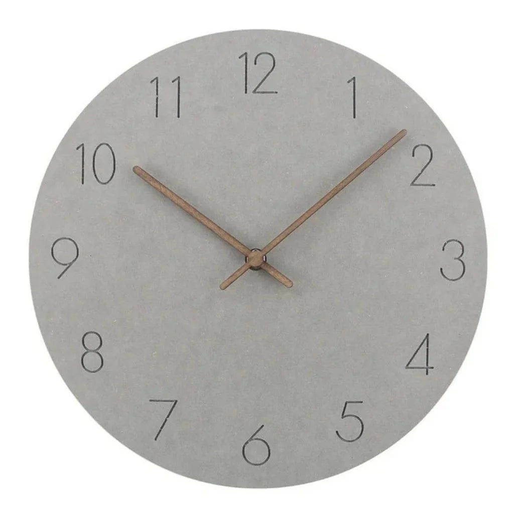 Scandinavian Minimalist Wall Clock, Silent Sweep Movement, Natural Wood, 29cm Diameter – Modern Decor for Home and Office 5
