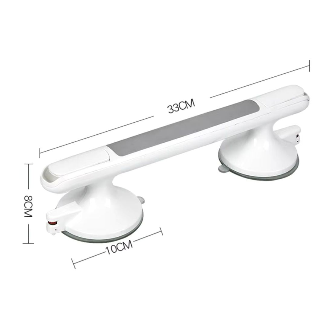 Secure Grip | Grab Bars for Shower with Tool-Free Installation | Anti-Slip Safety Support for Bathroom Stability 4