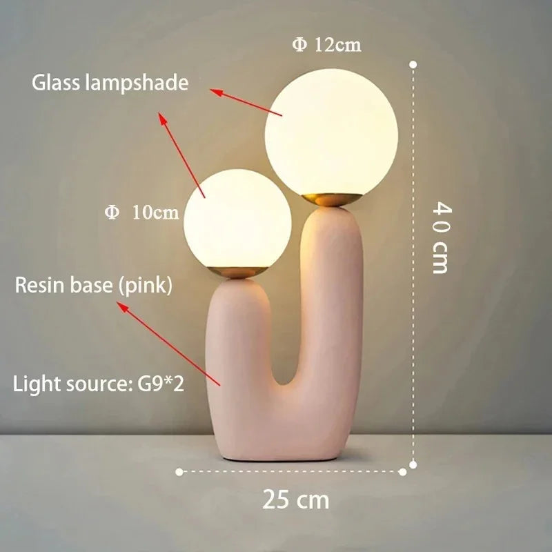 SereneGlow | Elegant Minimalist LED Table Lamp for Bedroom and Desk 5
