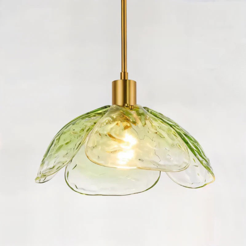 Shinora | Artistic Floral Glass Pendant Light for Vibrant Ambient Glow 4
