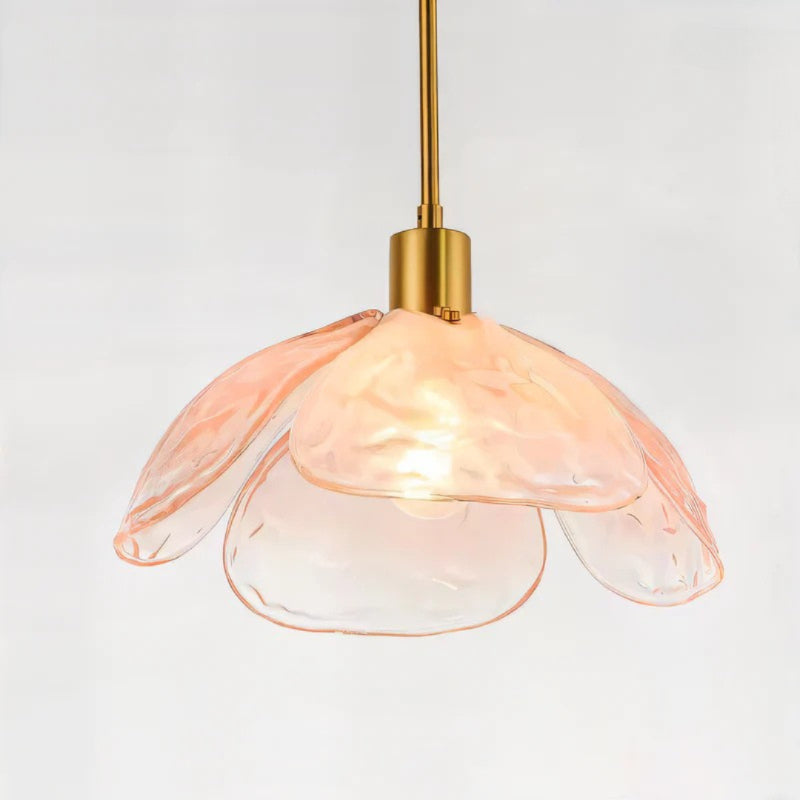Shinora | Artistic Floral Glass Pendant Light for Vibrant Ambient Glow 5