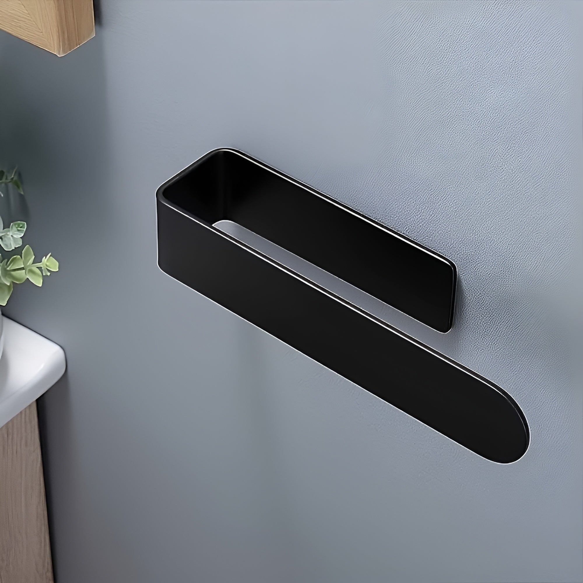 Sleek Stainless Steel Towel Rack | Wall-Mounted Design for Space-Saving Storage in Modern Bathrooms 6