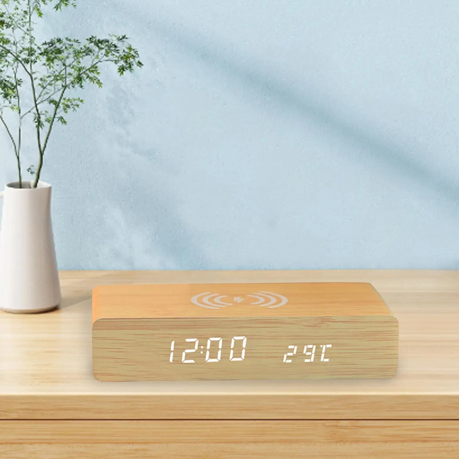 Smart Alarm Clock | Digital Clock with Wireless Charging & 3-Level Brightness | Compact Design for Effortless Time Management 1