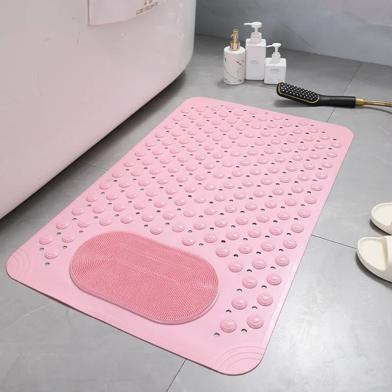 Softiva | Anti-Slip Shower Mat with Foot Scrubber for Safe Hygiene Care 7