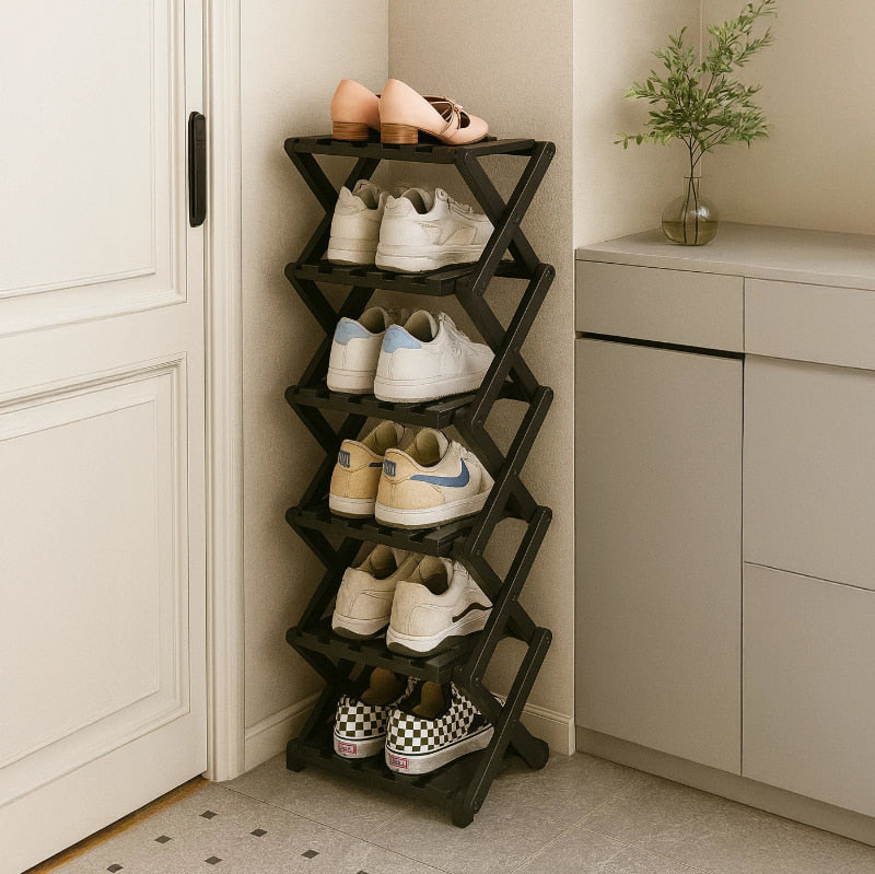 Solena Eco-Friendly Bamboo Shoe Rack for Space-Saving Storage 71