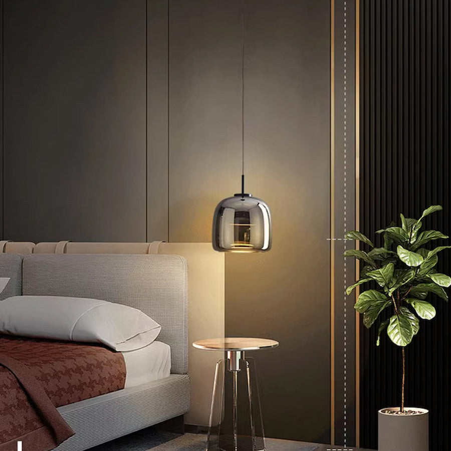 Sorella | Ember Smoked Glass Pendant Light for Kitchen Island Glow 5