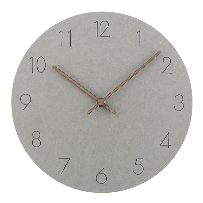 Sorevian | Modern Minimalist Silent Wall Clock with Copper Accents 3