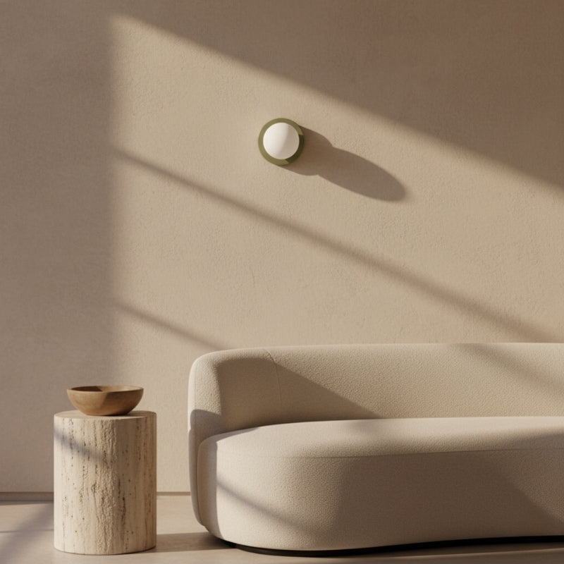 Tavira | Nordic Frosted Glass Wall & Ceiling Light for Modern Ambient Lighting