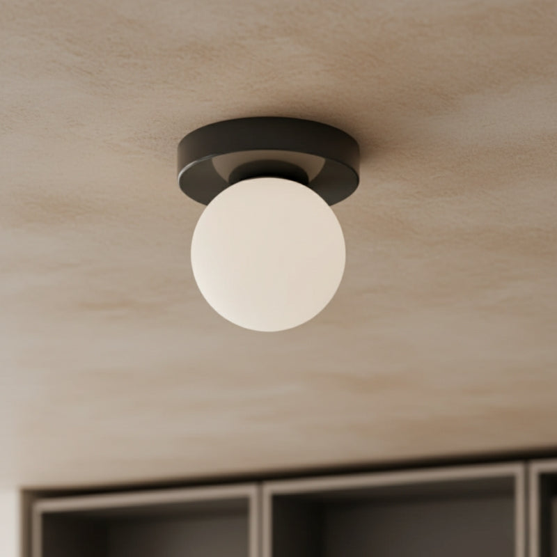 Tavira | Nordic Frosted Glass Wall & Ceiling Light for Modern Ambient Lighting