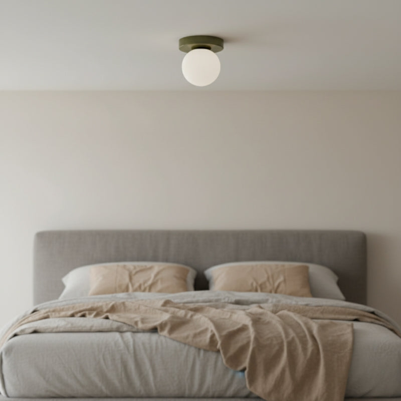 Tavira | Nordic Frosted Glass Wall & Ceiling Light for Modern Ambient Lighting
