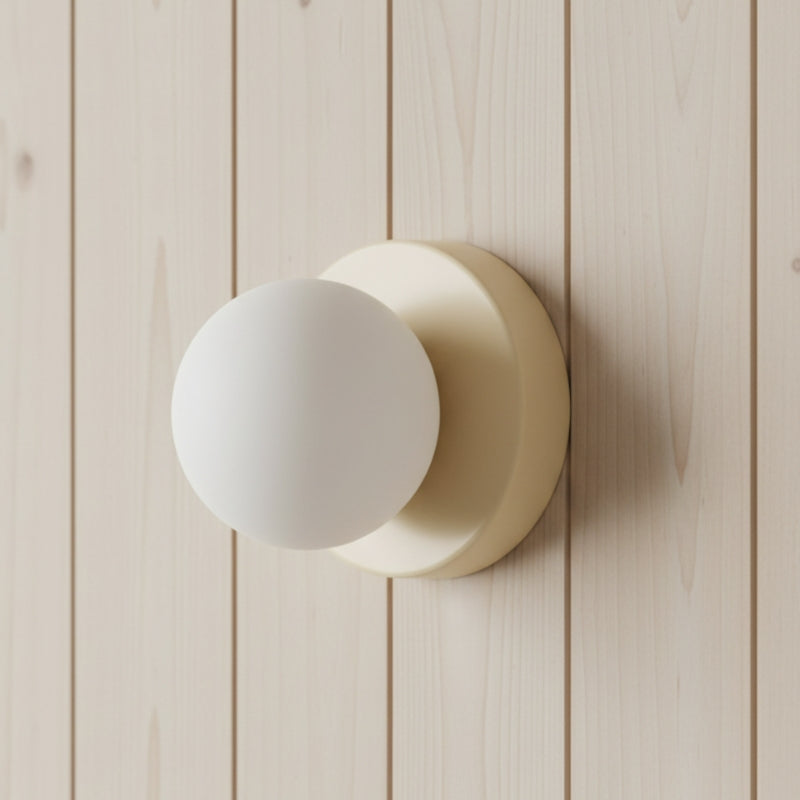 Tavira | Nordic Frosted Glass Wall & Ceiling Light for Modern Ambient Lighting