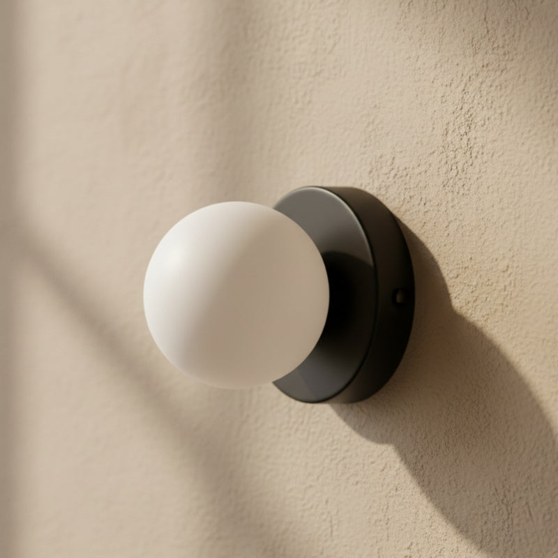 Tavira | Nordic Frosted Glass Wall & Ceiling Light for Modern Ambient Lighting