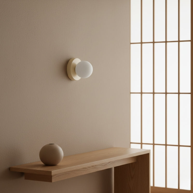 Tavira | Nordic Frosted Glass Wall & Ceiling Light for Modern Ambient Lighting