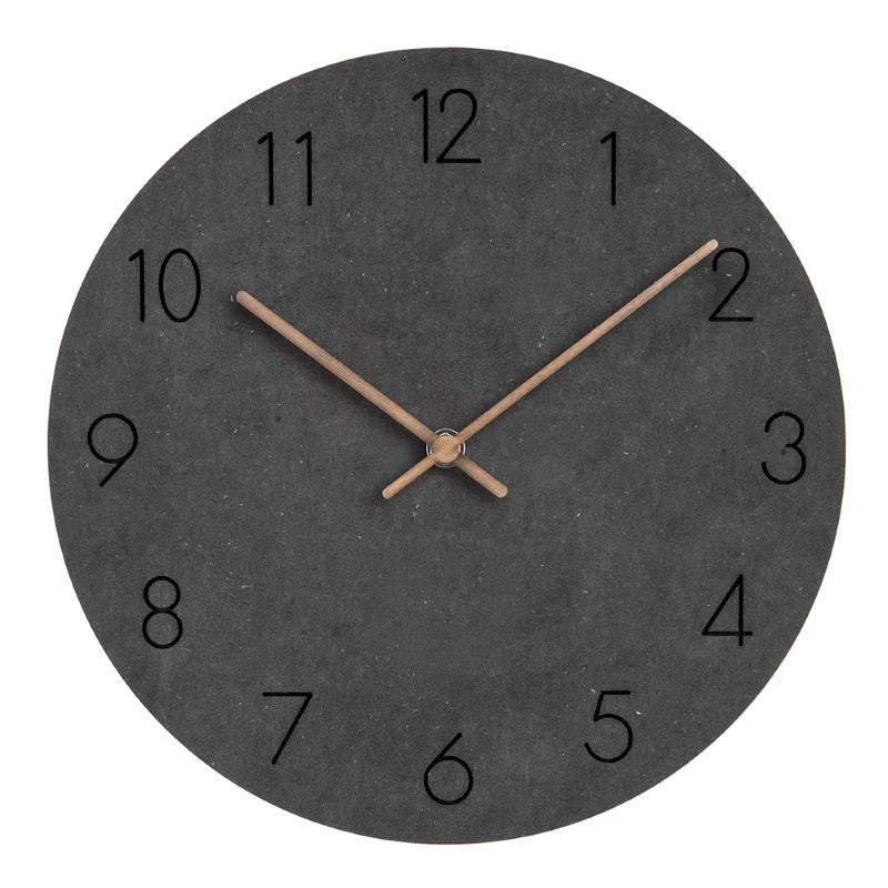 Timelis | Modern Wooden Wall Clock for Quiet Timekeeping