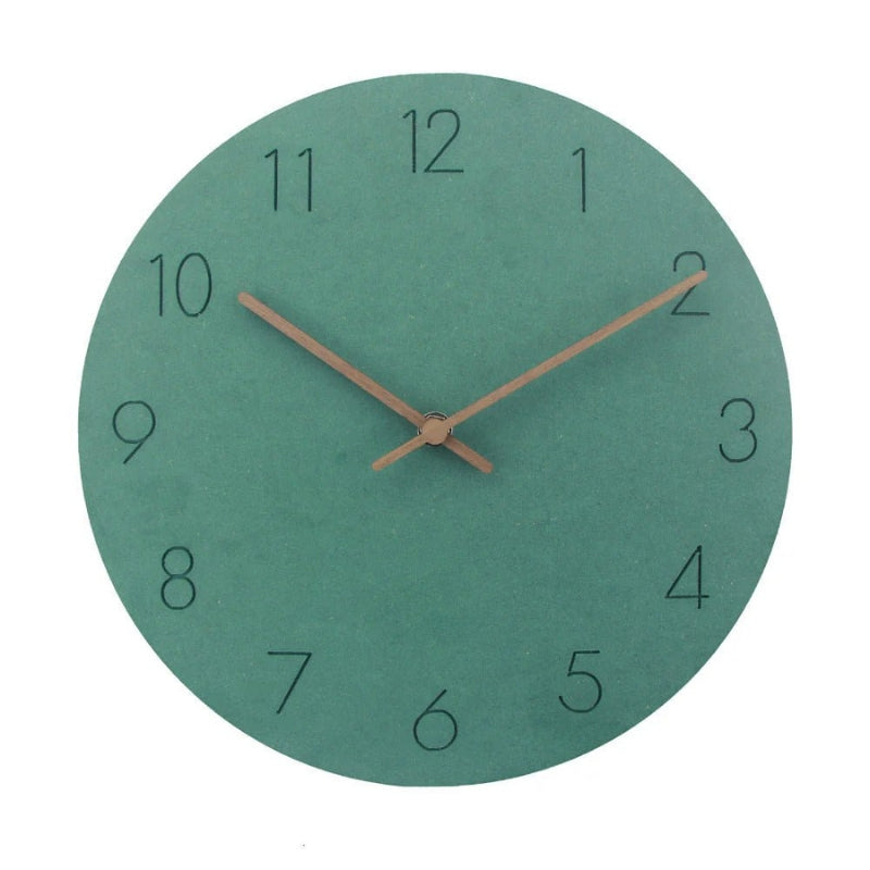 Timelis | Modern Wooden Wall Clock for Quiet Timekeeping