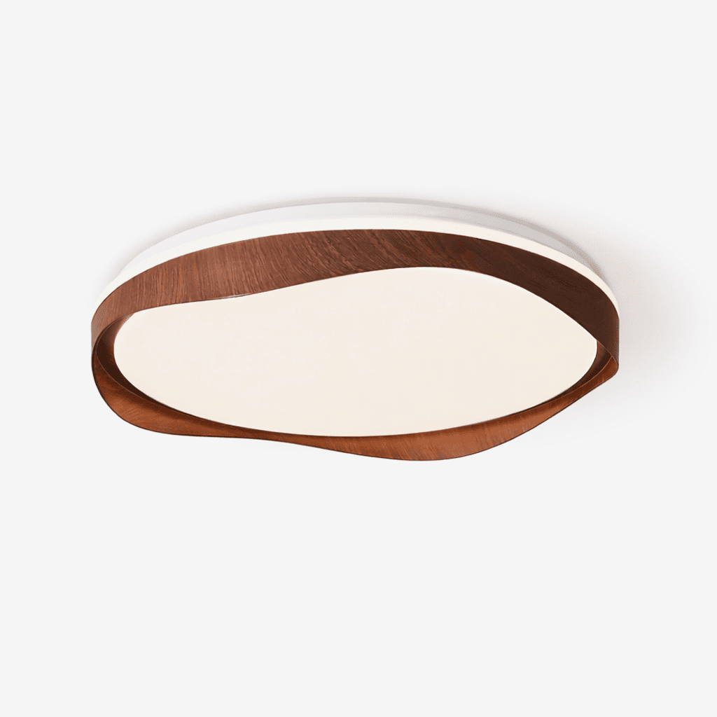 Vakkerlight | Elegant Organic Wood Grain Flush Mount Ceiling Light 0