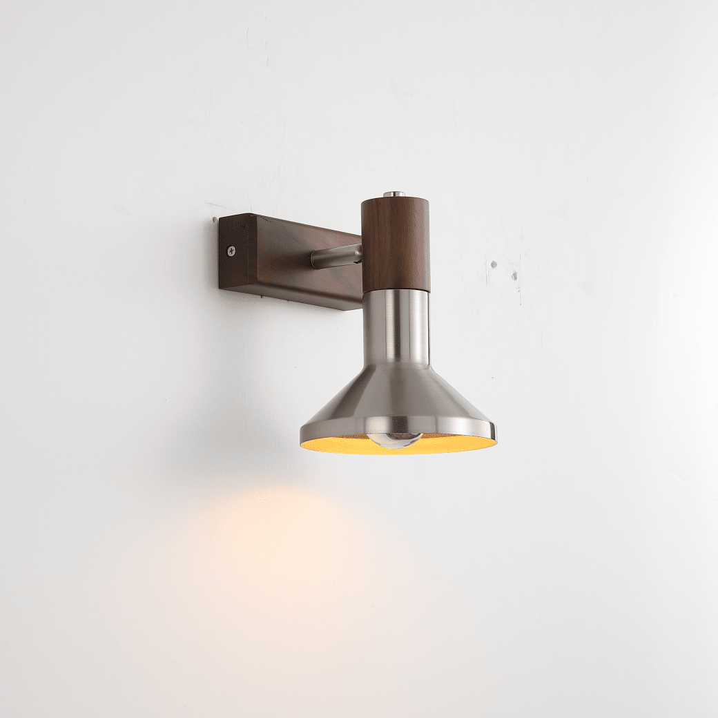 Vakkerwood | Stylish Adjustable Metal Wall Sconce Light for Modern Interiors 5
