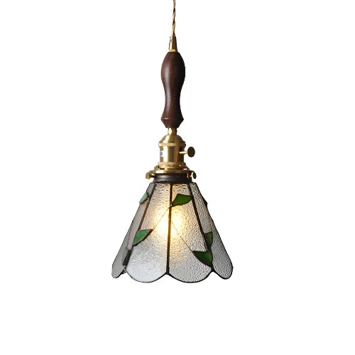 Fallon Vintage-Inspired Elegant Pendant Ceiling Light | Handmade Bubble Glass Shade and Copper - Styyler
