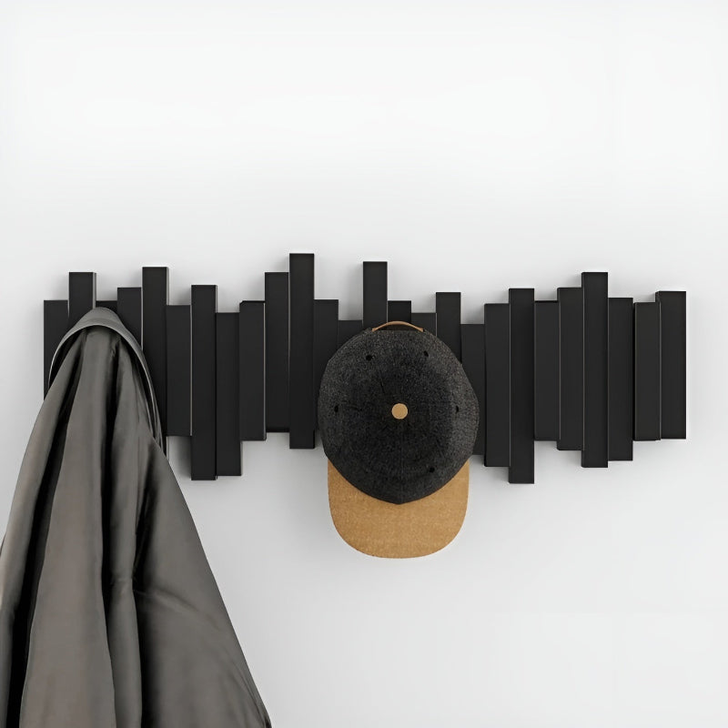Virel | Elegant Wooden Wall Coat Rack for Space-Saving Storage 91