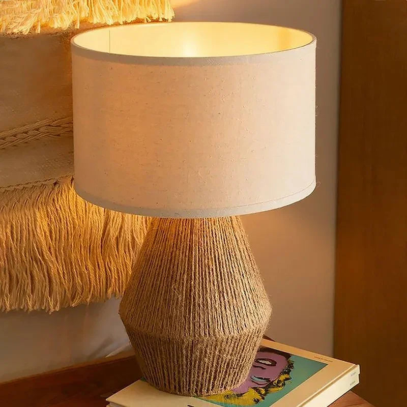 WabiSabi Glow | Elegant Eco-Friendly Minimalist Table Lamp for Living Room 1