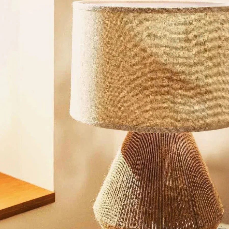 WabiSabi Glow | Elegant Eco-Friendly Minimalist Table Lamp for Living Room 5