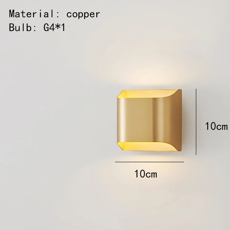 Yrsa Wall Sconce Lighting with Brass Finish and Energy-Efficient LED Illumination 9