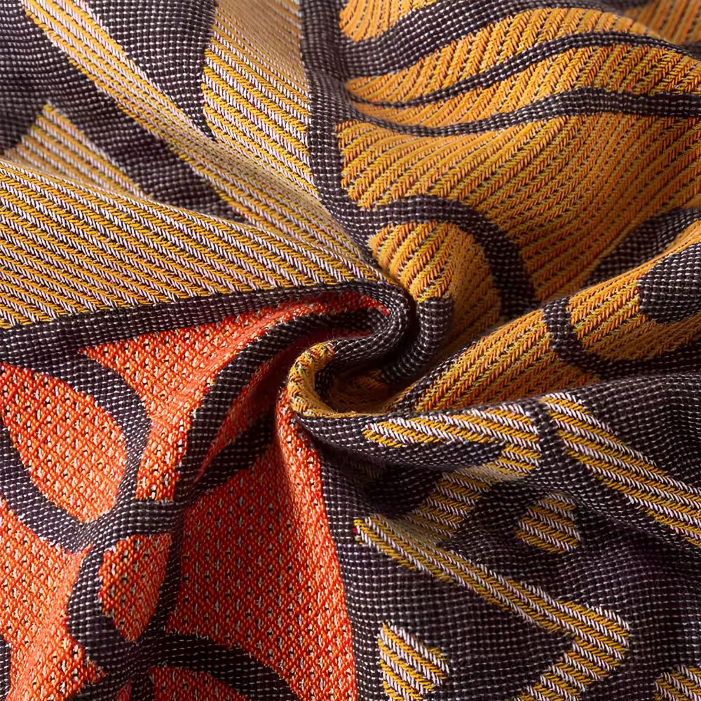 Zara Reversible Cotton Blanket with Tribal Patchwork and Tassel Fringe 5