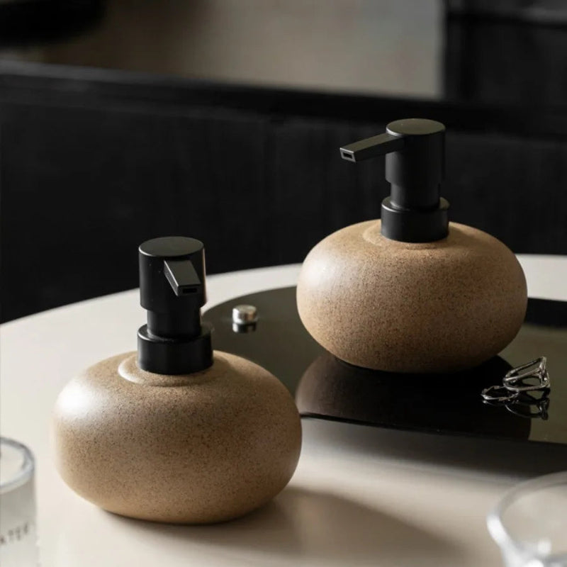 Zenelle | Minimalist Ceramic Soap Dispenser for Elegant Bathroom Organisation 11