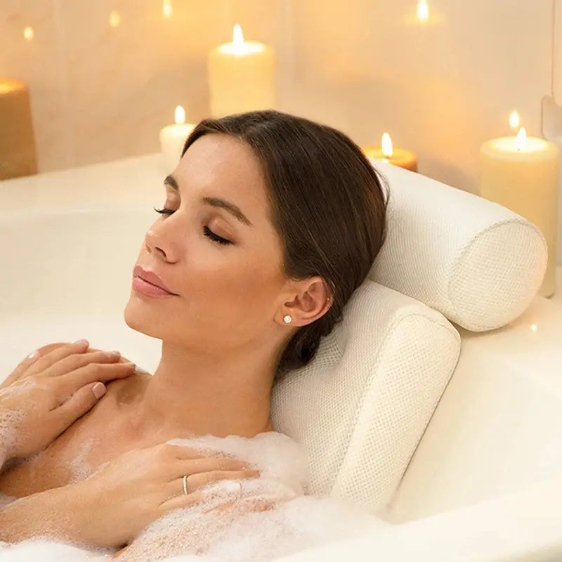 Zenora | Luxury Soaking Tub Pillow for Ergonomic Comfort Support 3