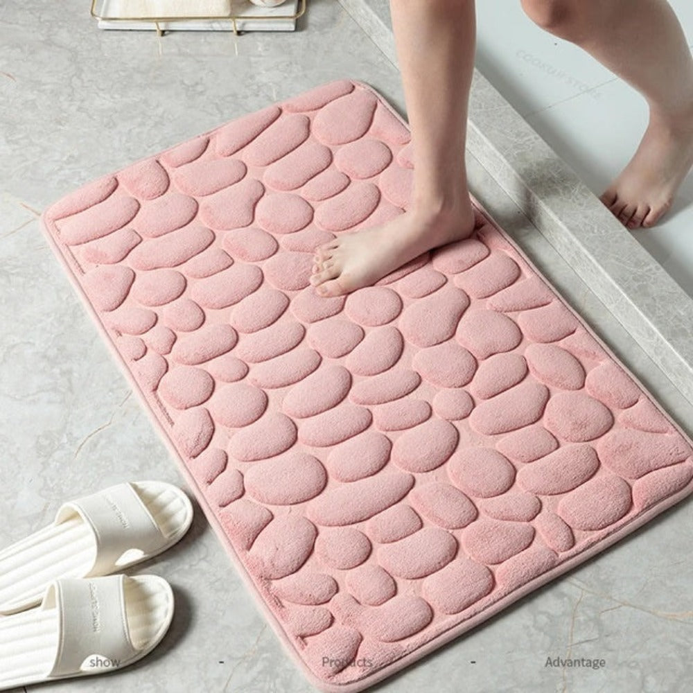 Zenora | Ultra-Soft Non-Slip Bath Mat for Instant Water Absorption Comfort 3