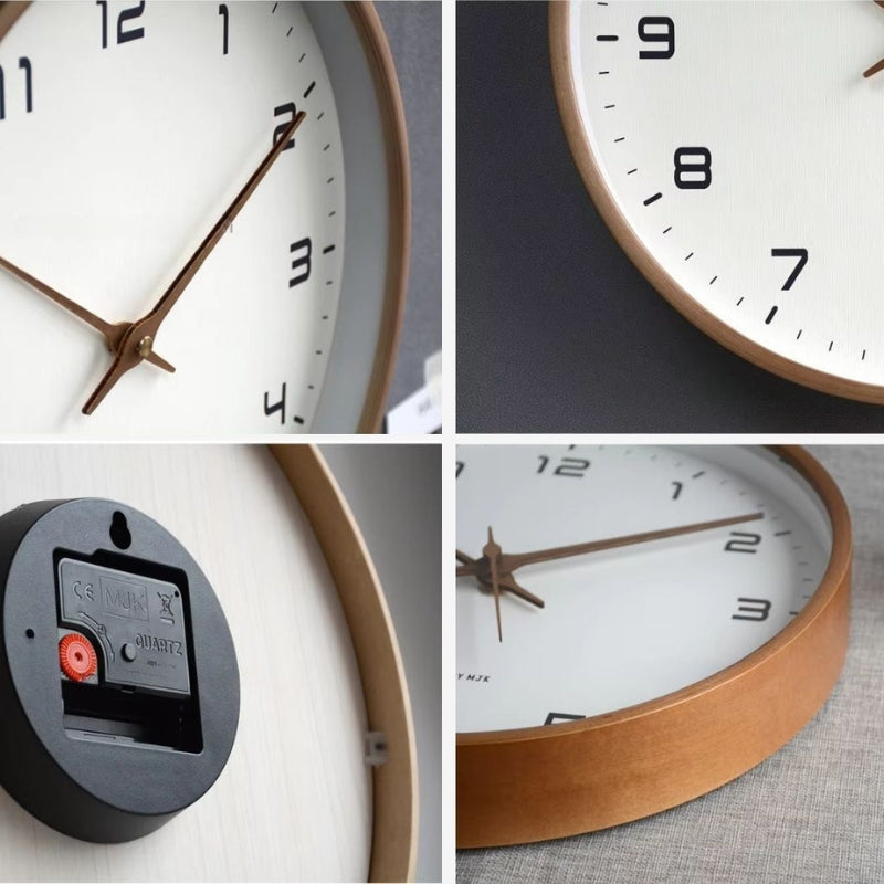 Zentis Lattea Modern Wall Clock for Silent Quartz Timekeeping