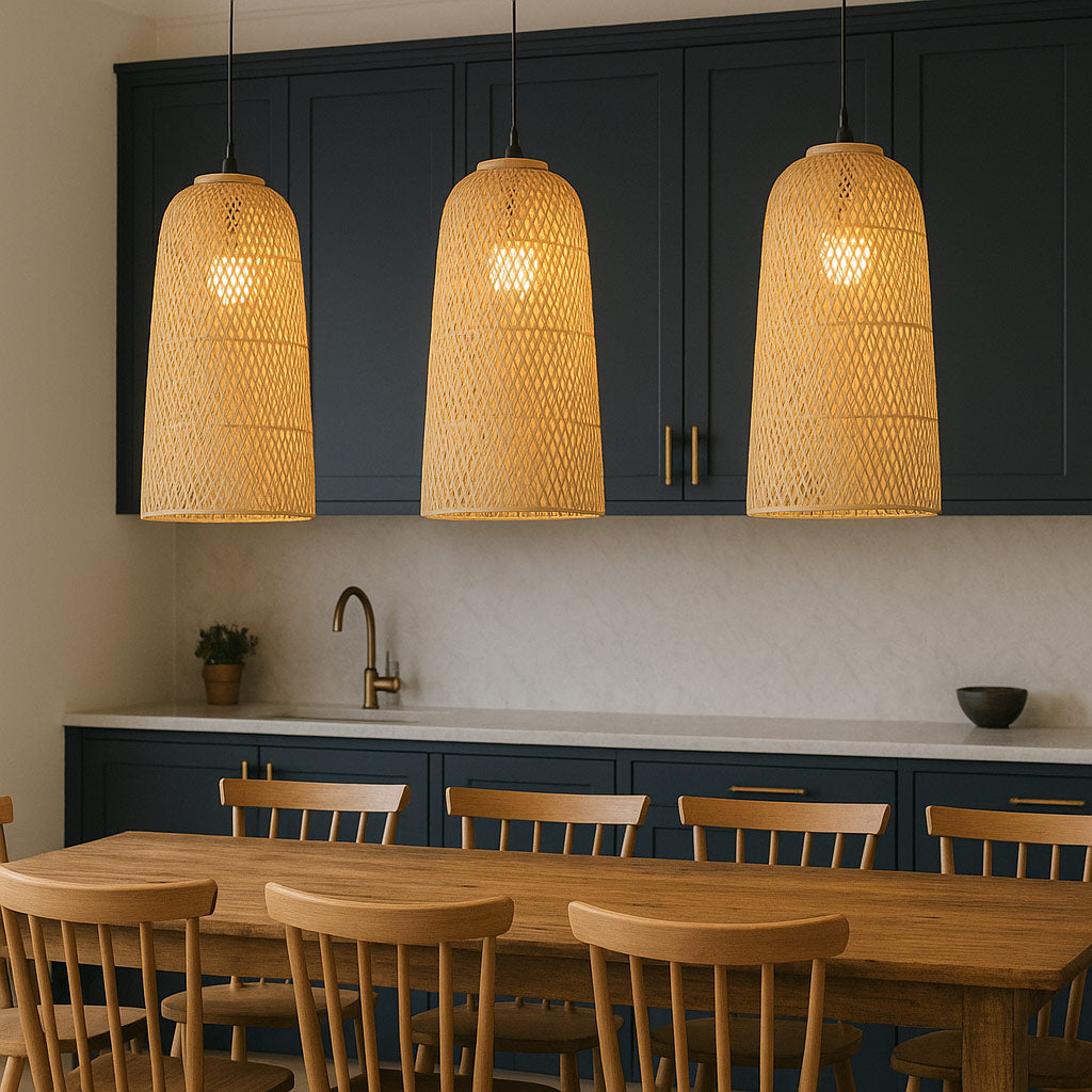 CASITA Bohemian Style Bamboo Pendant Light | For Homes or Restaurants