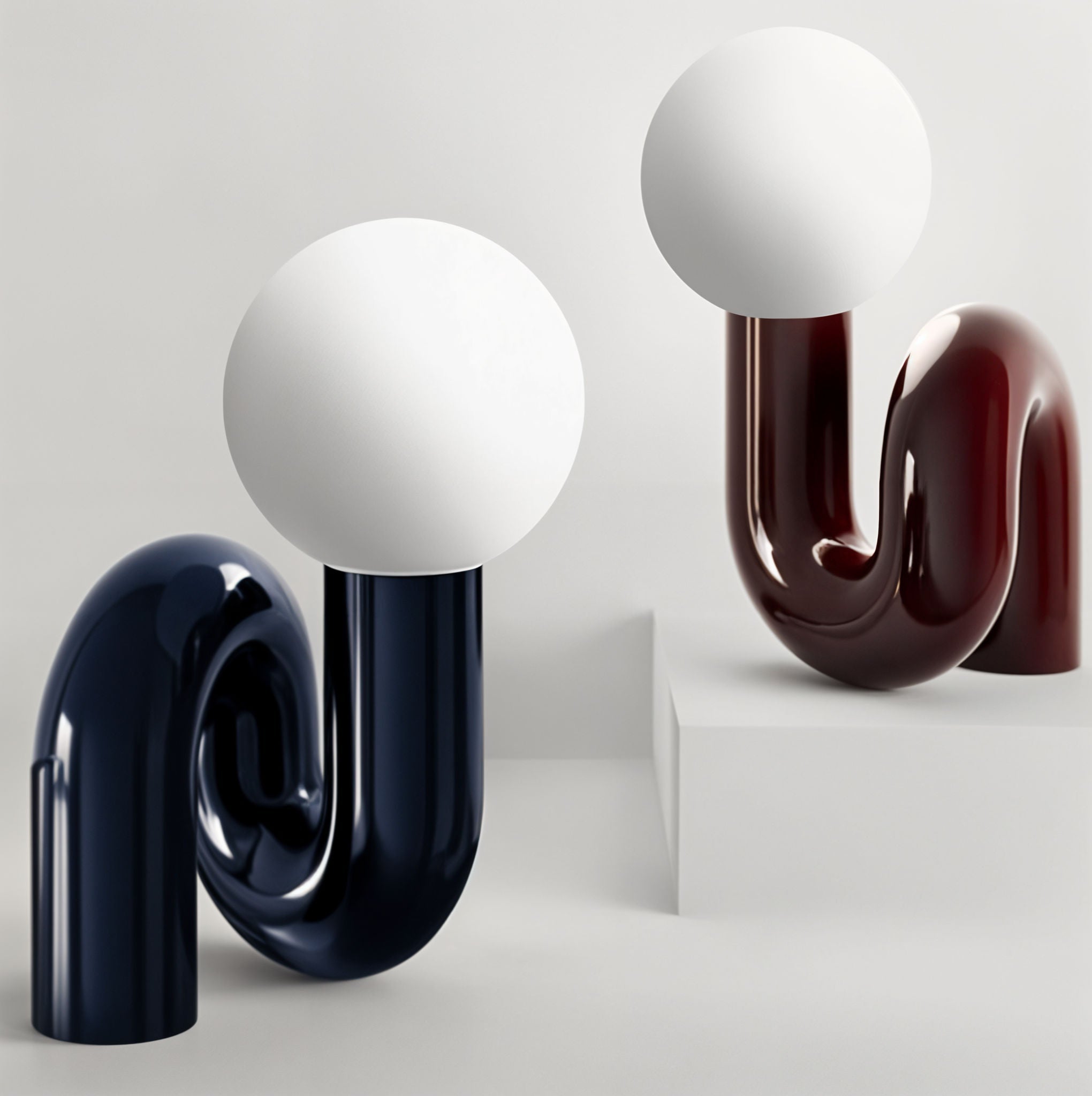Curl Table Lamp - Unique and Contemporary Design - Styyler