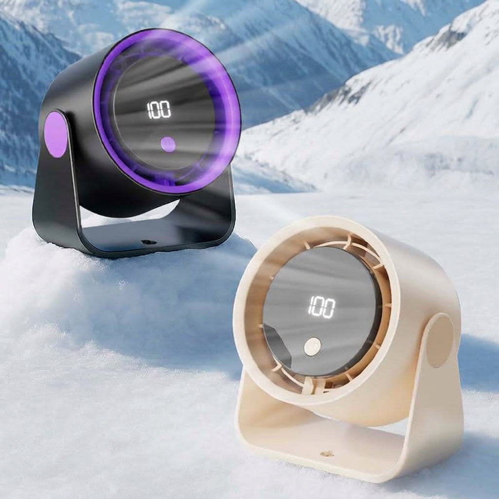 Viento | Stylish and Compact Portable Desk Fan | USB Rechargeable and Ultra Quiet