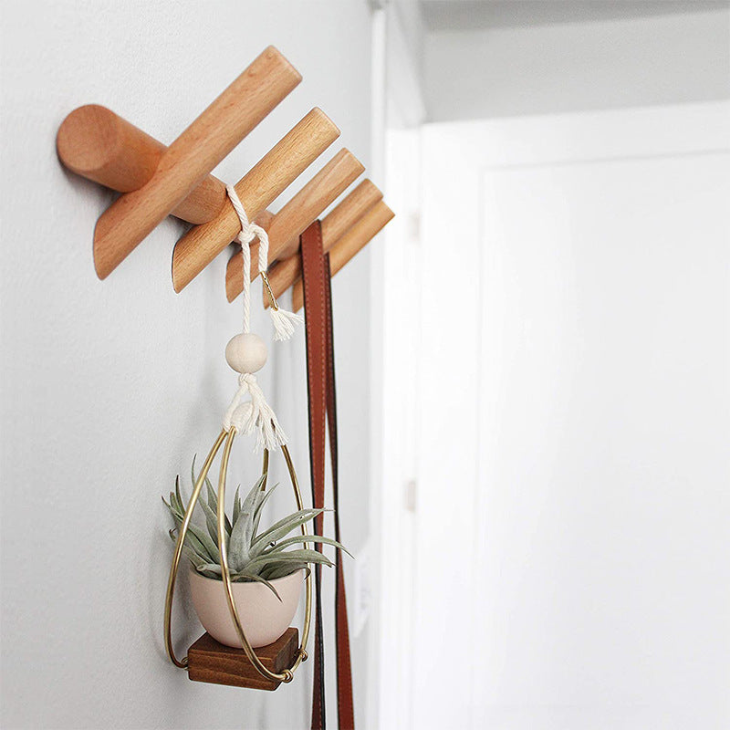 Hika | Japanese-style Solid Wood Coat hanger | Minimalist Japandi Design