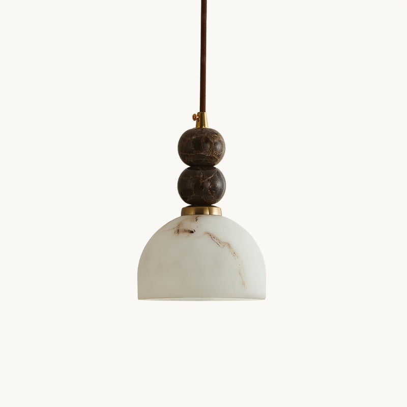 Cireva | Stone and Resin Pendant Light for Refined Kitchen Illumination