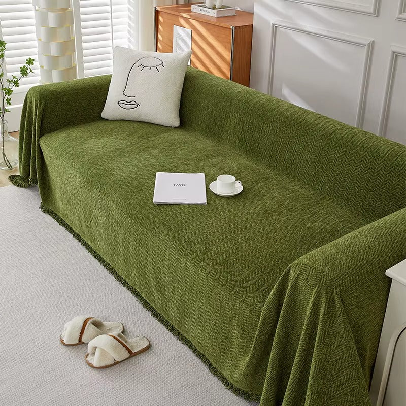 PawWeave Herringbone Sofa Cover | Durable, Stylish & Pet-Friendly Furniture Protector - Styyler