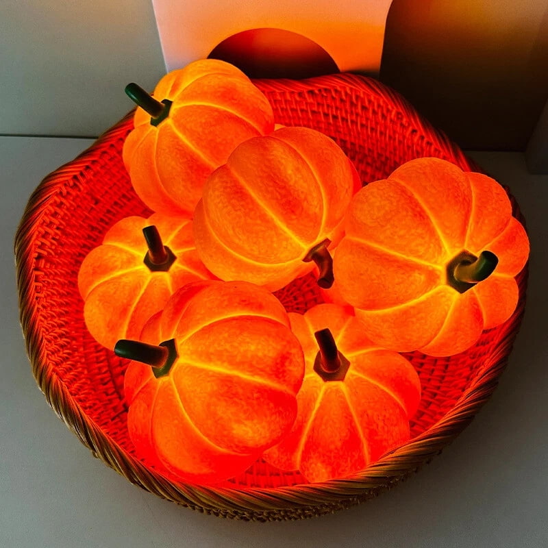 Veluna | 2 x Pumpkin Night Lights for a Cosy Warm Glow