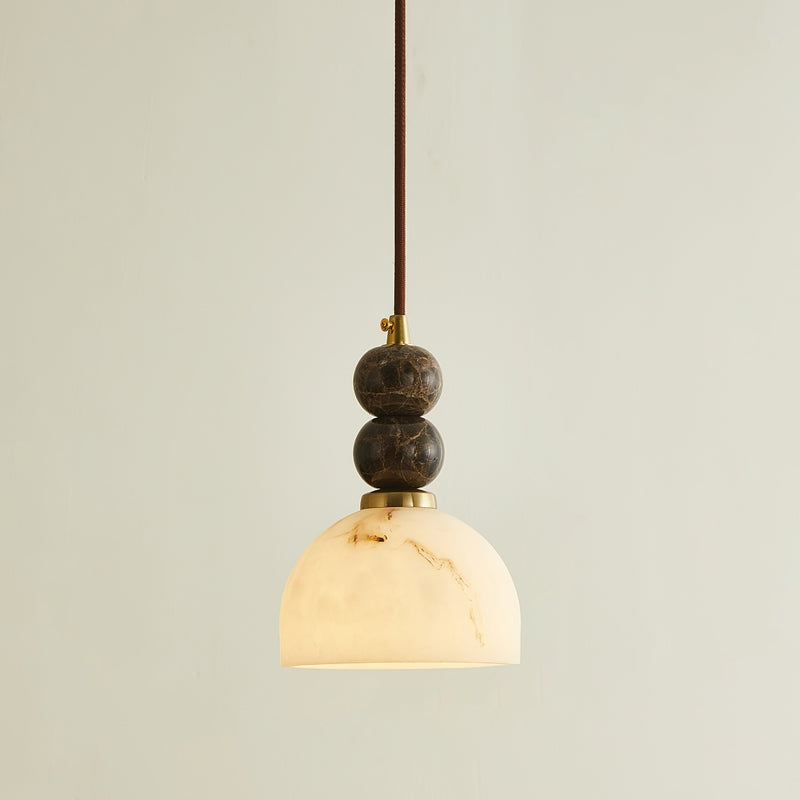 Cireva | Stone and Resin Pendant Light for Refined Kitchen Illumination