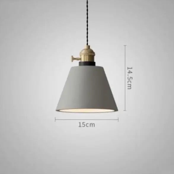 Betona Vintage Style Cemented Pendant Light - Styyler