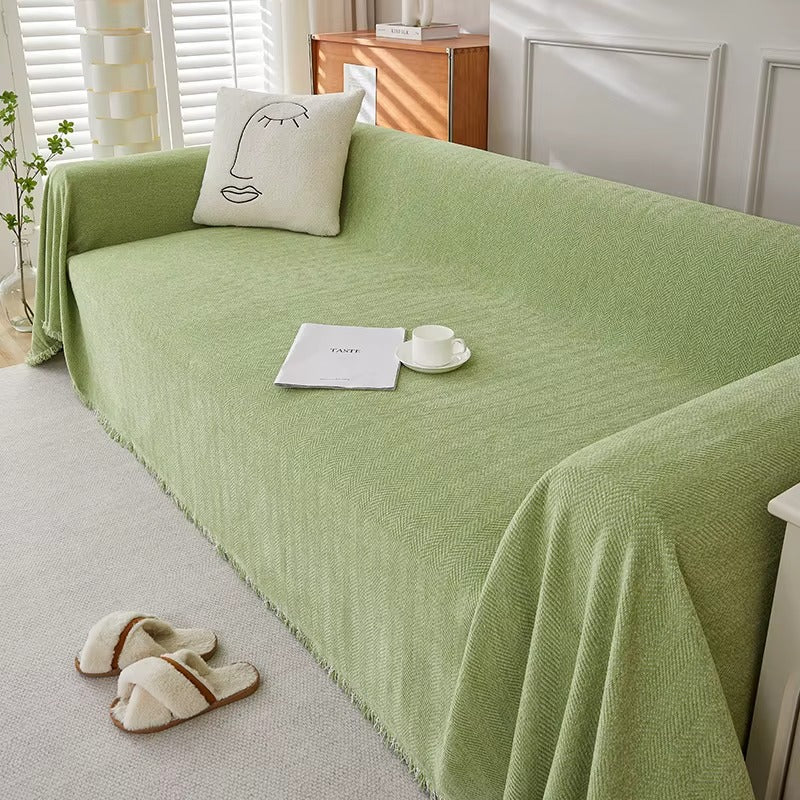 PawWeave Herringbone Sofa Cover | Durable, Stylish & Pet-Friendly Furniture Protector - Styyler