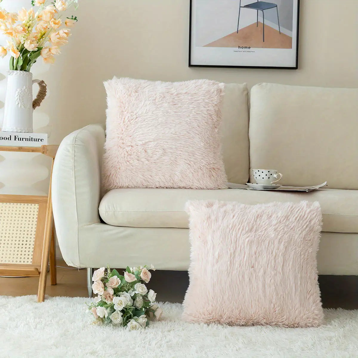 Mysa Faux Fur Cushion Cover – Where Comfort Meets Calm - Styyler