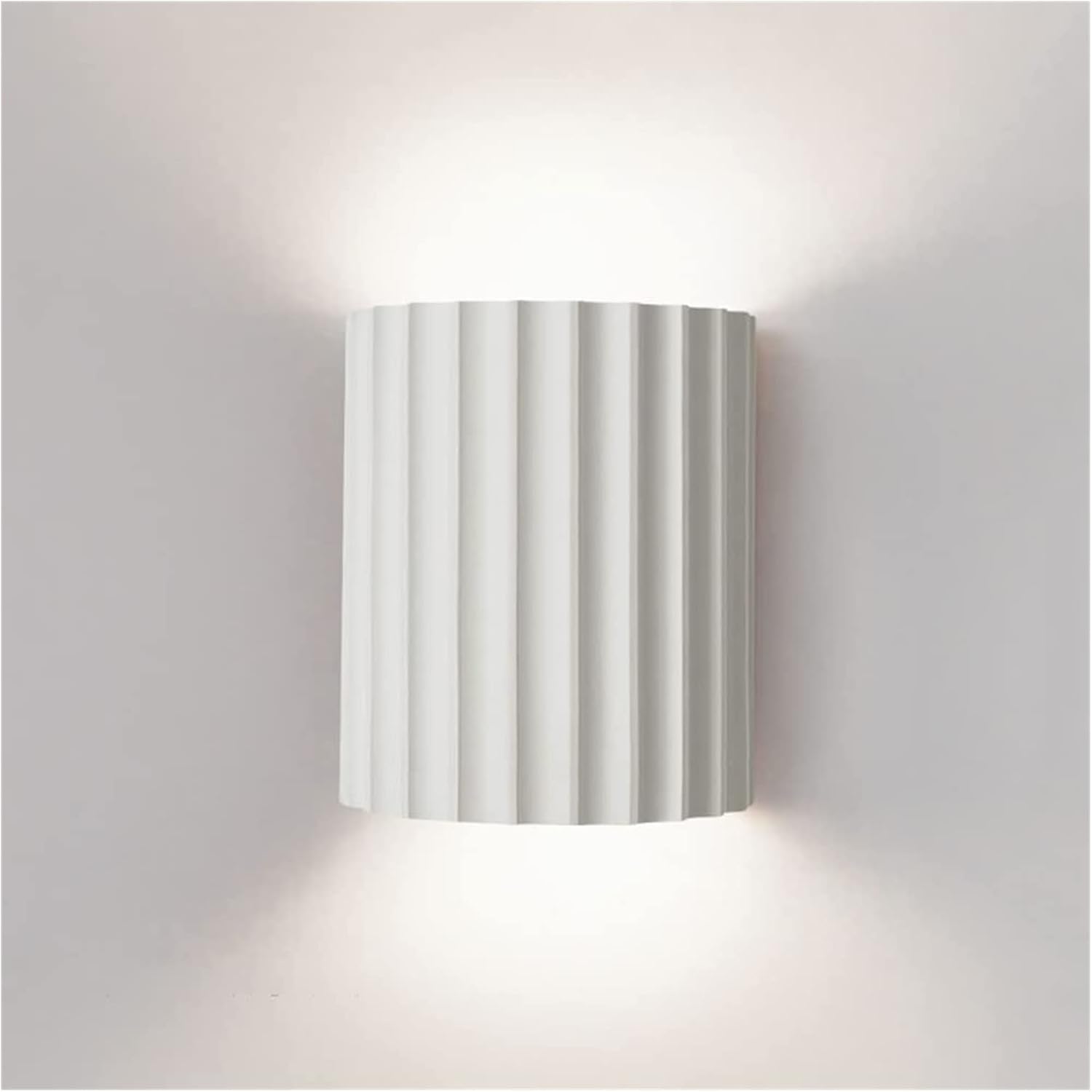 KLEIN Nordic Minimalist Wall Light | Modern Ribbed Cylinder Sconce
