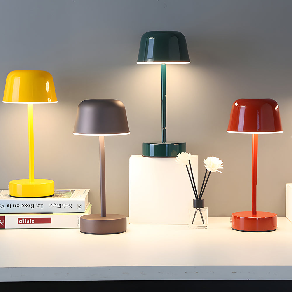 Tuno Stylish Metal Table Lamp - Cordless & Modern Design - Styyler
