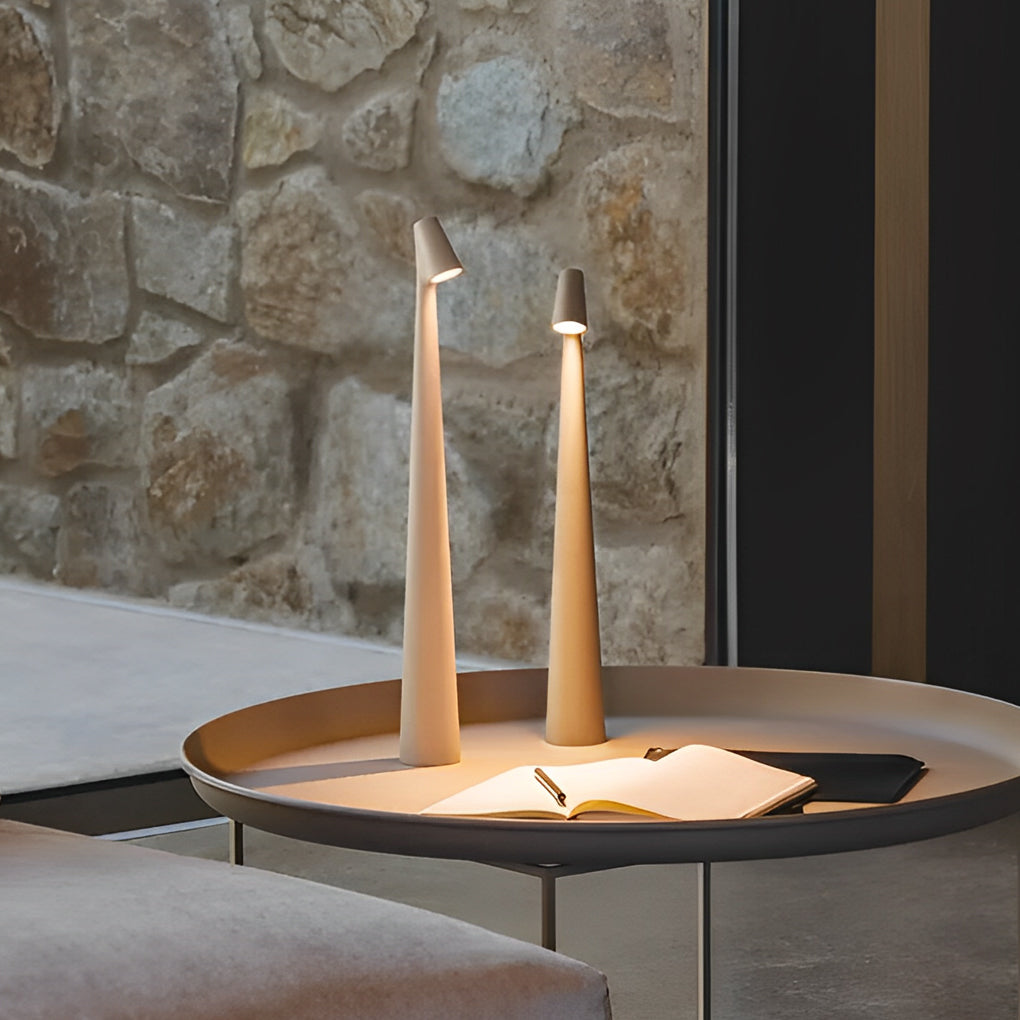 Lynt LED Table Lamp - Minimalist Sculptural Design - Styyler
