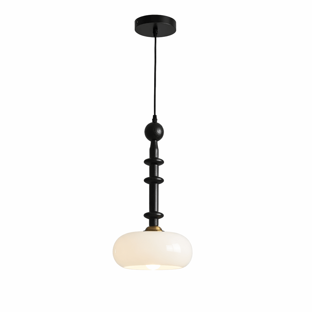 AmberGlow | Artistic Warm Amber Glass Kitchen Pendant Lighting 10