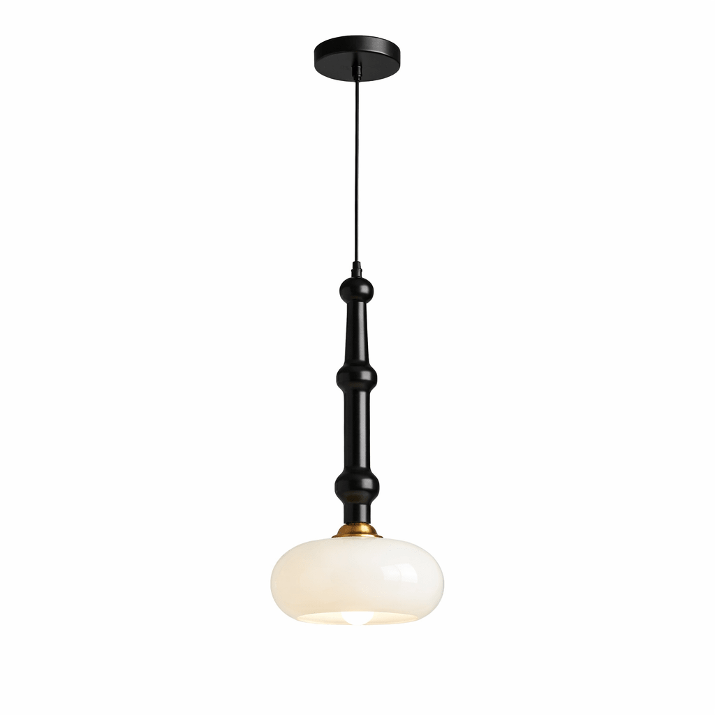 AmberGlow | Artistic Warm Amber Glass Kitchen Pendant Lighting 9
